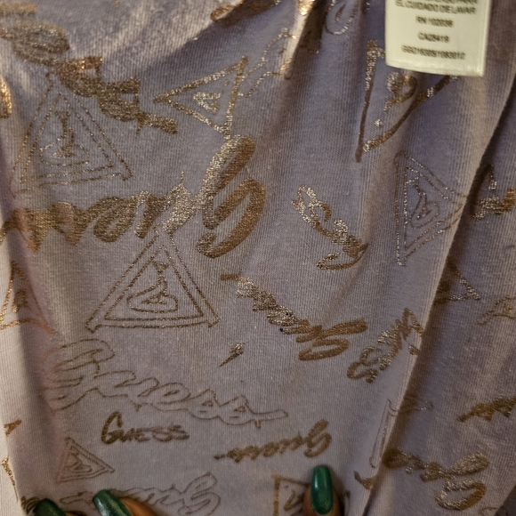 Guess Kids Lavender Patterned One Piece - Picture 4 of 4